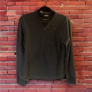 Abercrombie & Fitch Women’s Sweatshirt Grey Sz S. Muscle‎ Patch Logo Vintage EUC